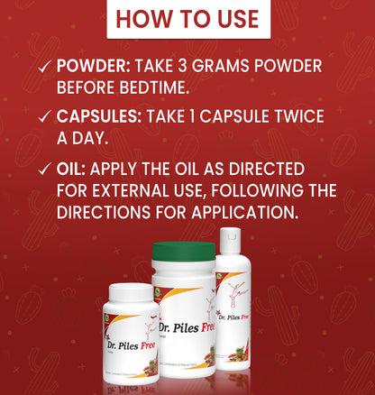 Dr Piles Free | Piles Treatment | Piles Solution without Surgery | Piles Tablet | Piles External Hemorrhoids Medicine | Ayurvedic Medicine for Piles, Fissure & Fistula