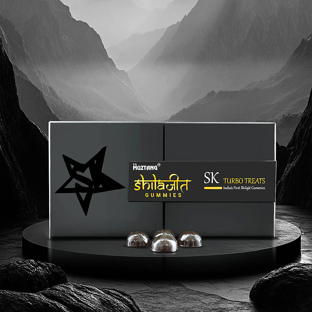 SK Turbo Treats Shilajit Gummies | Pure Himalayan Shilajit Gummies | Best Shilajit For Men